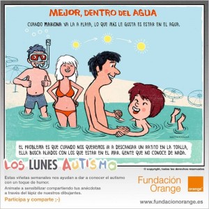 Los lunes Autismo - Mejor, dentro del agua