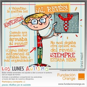 Los lunes Autismo - ¡Al revés!