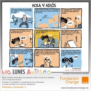 Los lunes Autismo - Hola y adiós