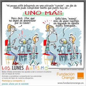 Los lunes Autismo - Uno más