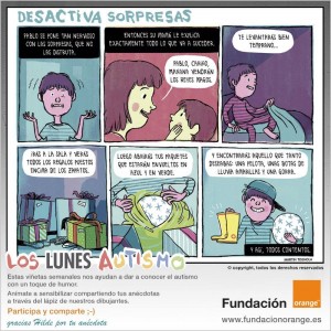 Los lunes Autismo - Desactiva sorpresas