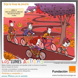 Los lunes Autismo - Siga la línea de puntos