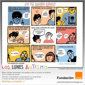 Los lunes Autismo - ¿Y tú quién eres?