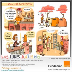 Los lunes Autismo - Cada cosa en su sitio