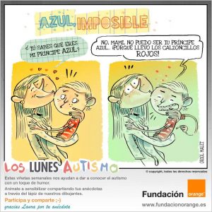 Los lunes Autismo - Azul imposible